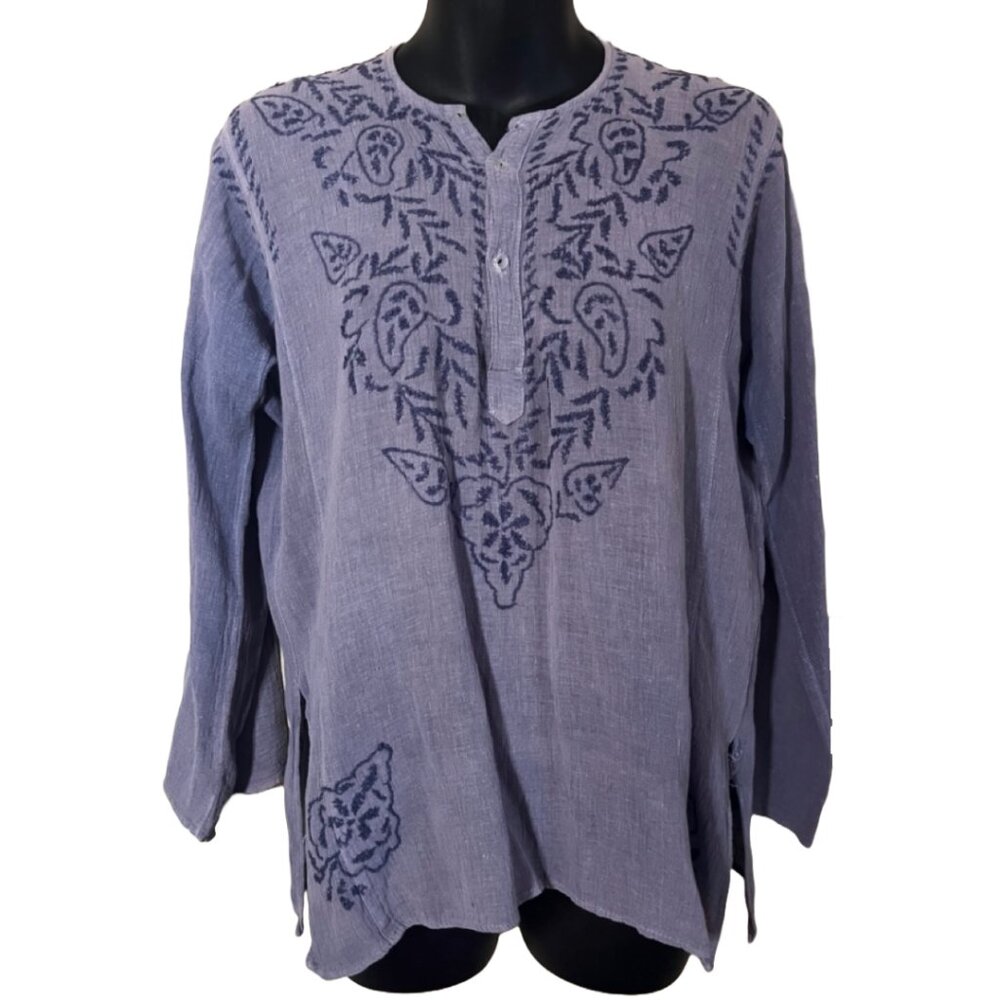 Vintage Geeta 100% cotton tunic top